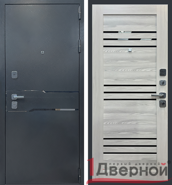 Входная дверь Декор Царга Ривьера Айс